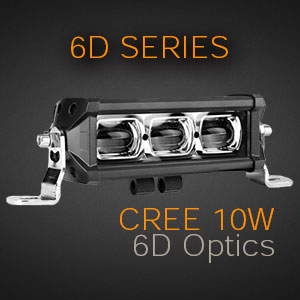 LED Lightbar with 6D Optics